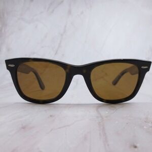 Ray-Ban Original Wayfarer RB2140 902 Tortoise Brown Sunglasses Mens 50-22 Italy